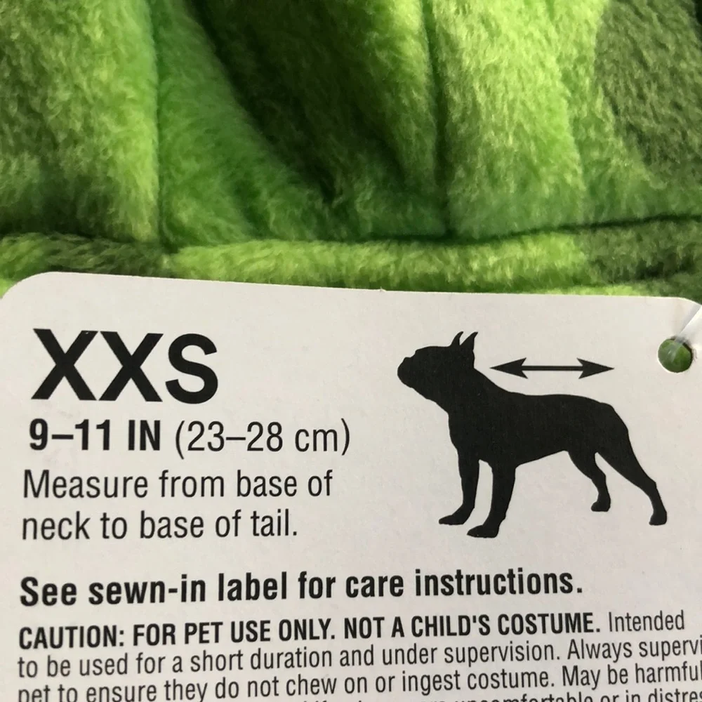 NWT Halloween pickle dog cat costume XXS